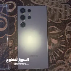  2 تلفون سامسونج جالكسي s24الترا كوبي للبيع بسعر مغري جداً جهاز وكاله بسعر 110 والله يبارك لصاحب