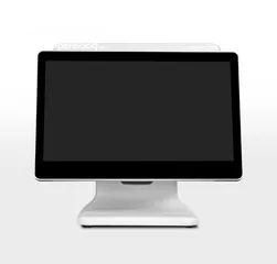  4 نظام محاسبي متكامل مع شاشة لمس i3-256ssd وشاشة عرض السعر الخلفية شامل جميع الملحقات والبرنامج