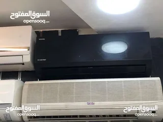  3 مكيفات  عادي (روتري) طن 1 طن 1.5 طن 2 طن مستعمل بحالة الوكاله  من كوخ الاسكيمو للتكييف والتبريد