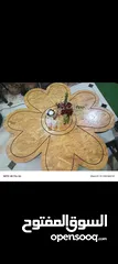  10 طاولة خشب متين