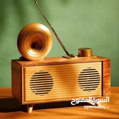  6 سبيكر راديو انتيك منظر جميل وصوت نقي جداً