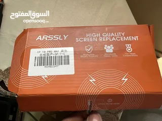  3 شاشة ايفون 14 pro max كوبي من اميركا