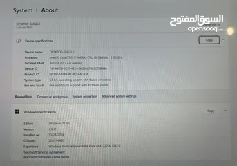  5 360 2-in-1 Dell Latitude 7410  لابتوب ديل بحالة ممتازة 2-في1