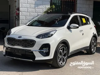  1 كيا سبورتاج 2020 سعر حرق فل كامل الإضافات لون أبيض عاجي محرك 2000 بانوراما تدفئة وتبريد مقاعد جنط19