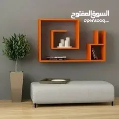  3 Handmade Wooden Wall Shelf – House Shape Design / رف خشبي يدوي بشكل بيت