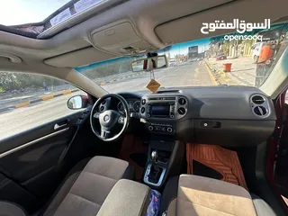  4 فولگس ڤاگن تيگوان Tiguan 2013 اللون ماروني