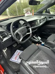  14 ‎اودي Q5 اي ترون الكهربائية بالكامل كروس اوفر 6 مقاعد موديل  black edition edition one2022