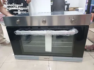 3 عرض نااار على فرن بلت ان سوبر شيف إيطالي لون اسود او لون سلفر 90 سم