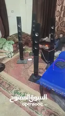  4 مسرح منزلي صوت بصلاه على النبي مع جهاز بيكو مع منظم صوتيات مع أربع سمعات