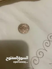  2 عملة معدنيةلإعلي سعر فئة مليم من عهد الملك فاروق تاريخ 1938 ميلادي