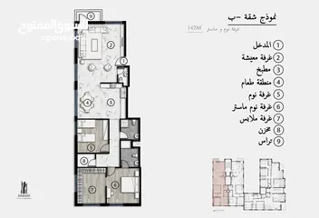  8 شقة مساحة 140 م  مرج الحمام للبيع بأسعار مميزة