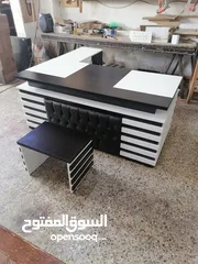  6 مكتب إداري قياس مترين اثاث مكتبي