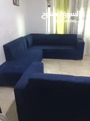  6 طقم كنب خشب تفصيل 9 مقاعد نظيف بحالة ممتازة