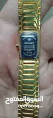  2 ساعة  حريمى تحفة نادرة zenart 22k gold لم تستخدم محتاجة حجر  من  35 سنة
