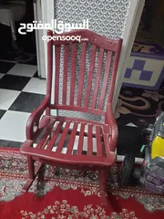 5 كرسي خشب هزاز