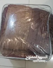  11 كفرات كفر بطانيه بطاطين للسرير حاله جديده بالصندوق