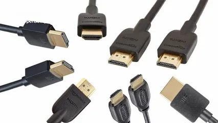  3 وصلة HDMI _ متوفر جميع أطوال وصلات HDMI