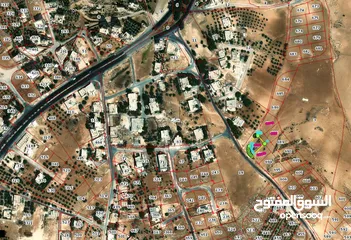  3 ارض في ارقى مناطق عمان على شارعين في شفا بدران للبيع