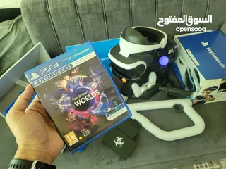  4 لهواة الفخامه فقط !! نظارة الواقع الافتراضي VR لPS4 اقراء الوصف جيدا اهم شيء