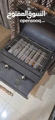  7 2 burner gas barbecue charcoal grill