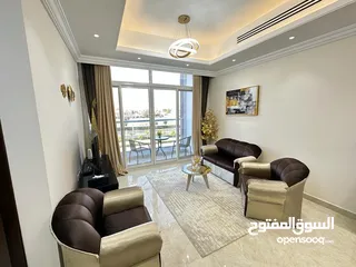  1 two bedromme and hall including all bills and internet  غرفتين و صالة للايجار الشهري بالروضة 2