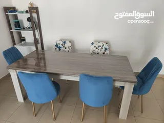  3 طاولة سفرة مع كراسي