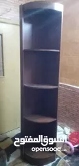  1 ارفوف للعرض خشب لاتيه