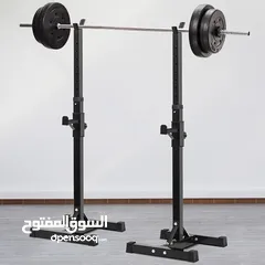  2 راك بنش بتمارين سكوات وحمالة بار