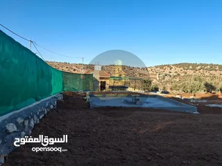  12 رقم الاعلان (4495) مزرعة للبيع في الكمشة حوض الميدان اطلالة بانوراما