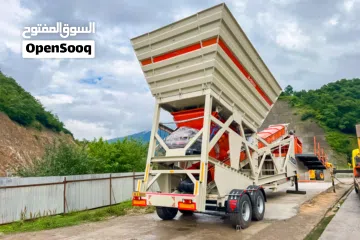  4 محطة خلط خرسانة متنقلة للبيع من المصنع مباشرة – جاهزة للتسليم من المخزون