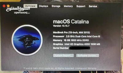  1 Apple MacBook Pro (Retina, 13-inch, Late 2012)