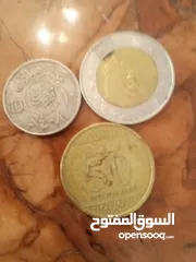  8 عملات سعوديه نادره معدنيه