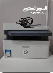  5 طابعة أتش بي ليزر جيت اسود  وايرلس   hp laser jet M137 fnw