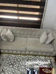  1 طقم كنب ثلاثية وثنائية