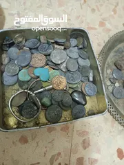  2 مجموعه عملات وقطع حجريه