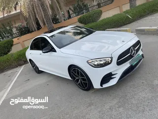  3 مرسيديس E350 موديل 2021 دفريشن شاصي وايرباجات الوكالة فل اوبشن داخليج بيج