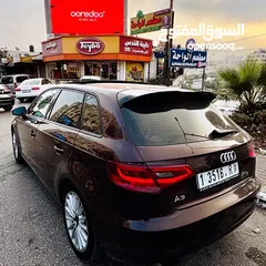  3 اودي A3 هتش باك لون عنابي مميز سيارة مميزة جداً وبسعر ممتاز جداً للبيع - بحالة الوكالة