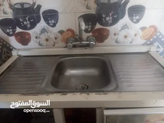  2 سنگ ستيل حوض واحد