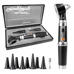  14 جهاز فحص الأذن و الانف auto scope منظار كاشف فاحص اذن و انف الطبي مع اضائه اوتو سكوب