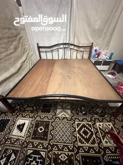  2 king size bed with mattress, computer table,one double mattress