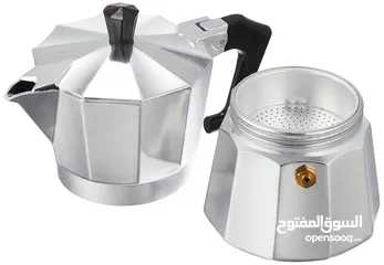  19 موكا بوت لصناعة قهوة الاسبرسو الإيطالية. Moka Pots for crafting traditional Italian espresso.