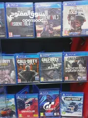  4 سيديات بلايستيشن فور  و فايف PS4 &PS5 CD.S