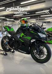  3 Kawasaki Ninja 400 Black/Green Year 2020