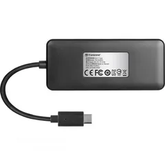  11 موزع USB HUB عالي السرعة 3.1 و  Transcend HUB5C Type-C 6 in one Port USB HUB SuperSpeed 3.1