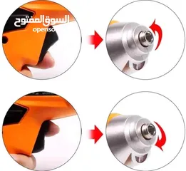  4 مثقب(دريل  ) TUOYE الحقيبة تحتوي على دريل مفك كهربائي قوي ومتعدد الاستخدامات .