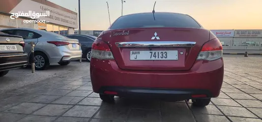  11 Mitsubishi attrage red 2014 model