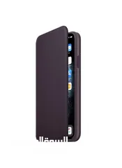  9 iPhone 11 Pro Max Leather Folio - Aubergine