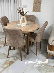  6 طاولة سفرة مع 4 كراسي