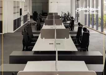  29 خلية عمل موظيفن ورك استيشن  اثاث مكتبي كامل مكتب -work space -partition -office furniture -desk staf