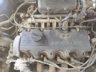  2 هونداي اكسنت موديل 2000 قصت الفيرانا الون ازرق قابل للتفاوض